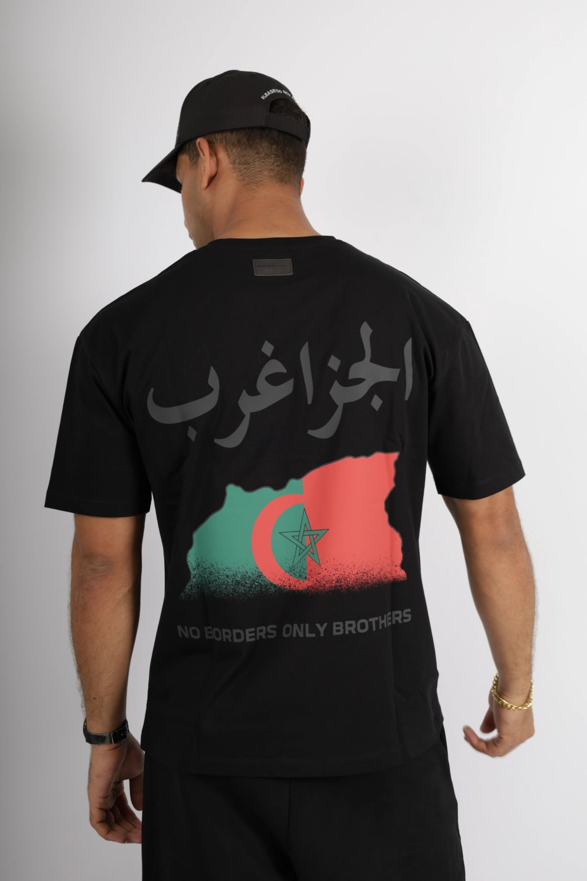 TSHIRT OVERSIZE ALGERIE MAROC DRAPEAU