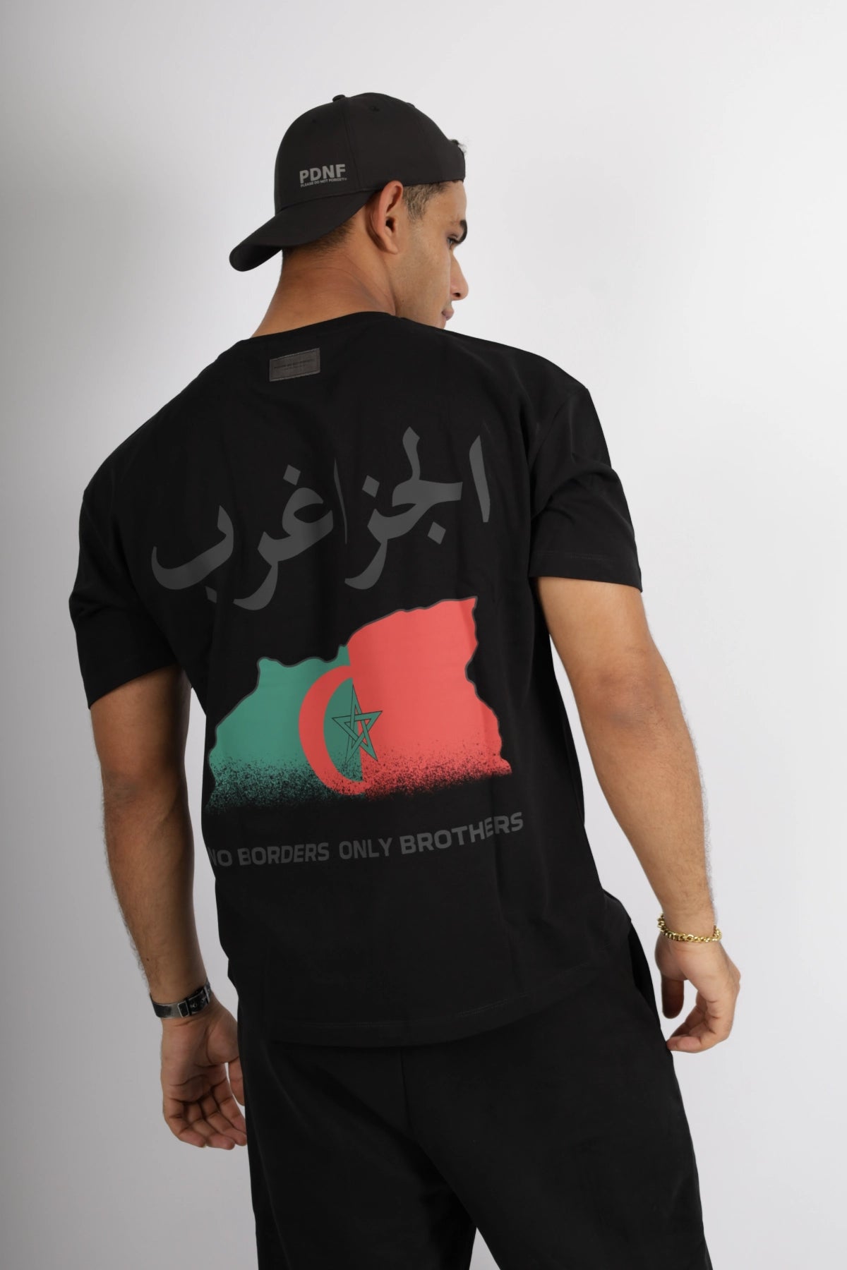 TSHIRT OVERSIZE ALGERIE MAROC DRAPEAU