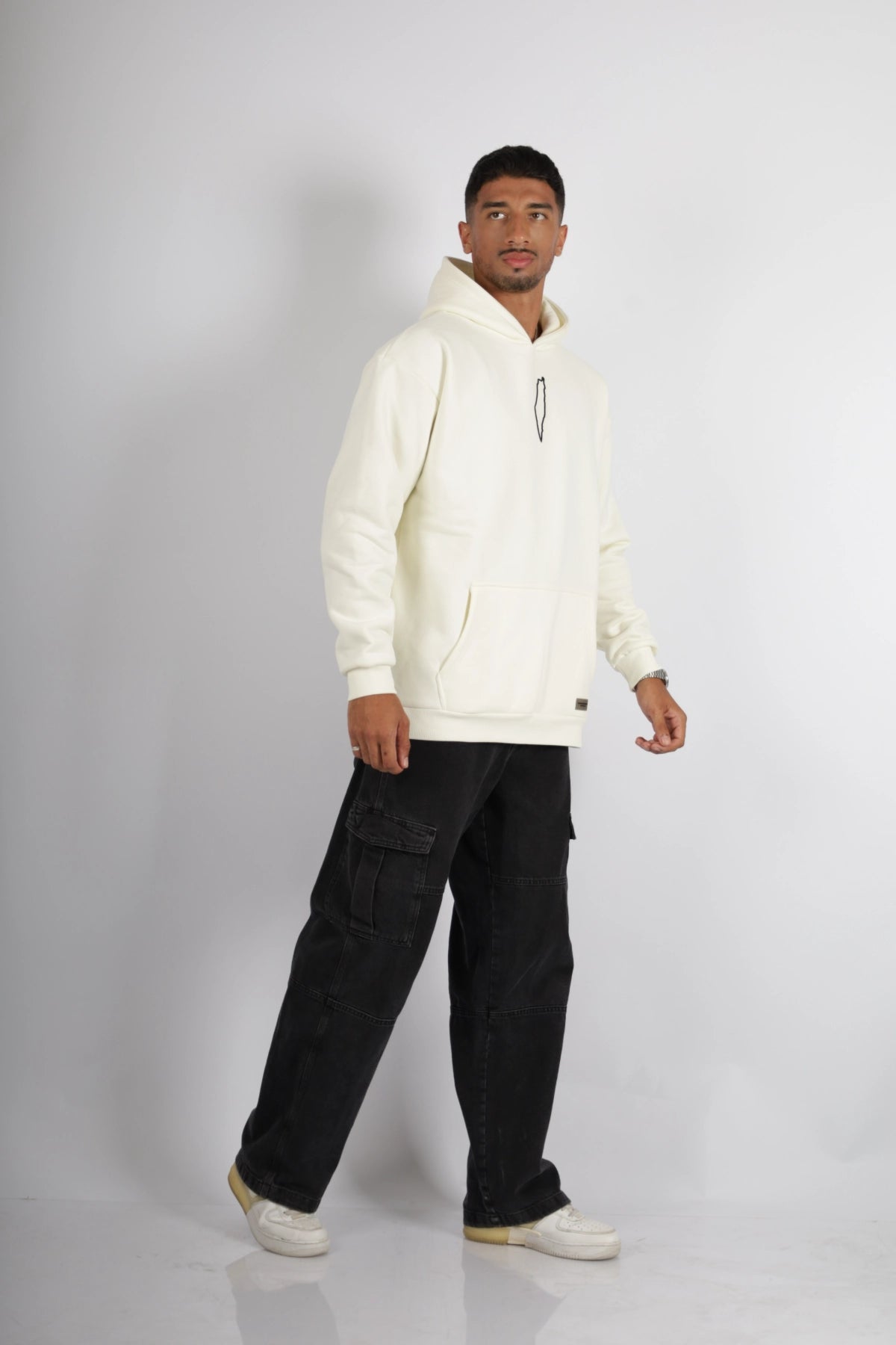 HOODIES OVERSIZE PALESTINE KEFFIEH
