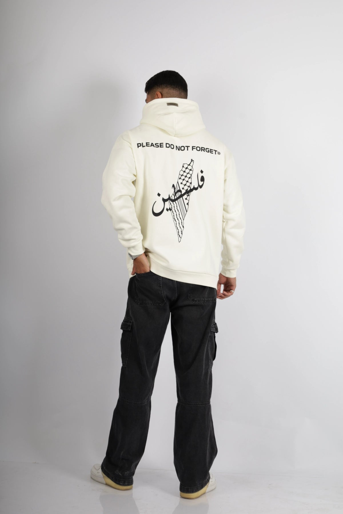 HOODIES OVERSIZE PALESTINE KEFFIEH