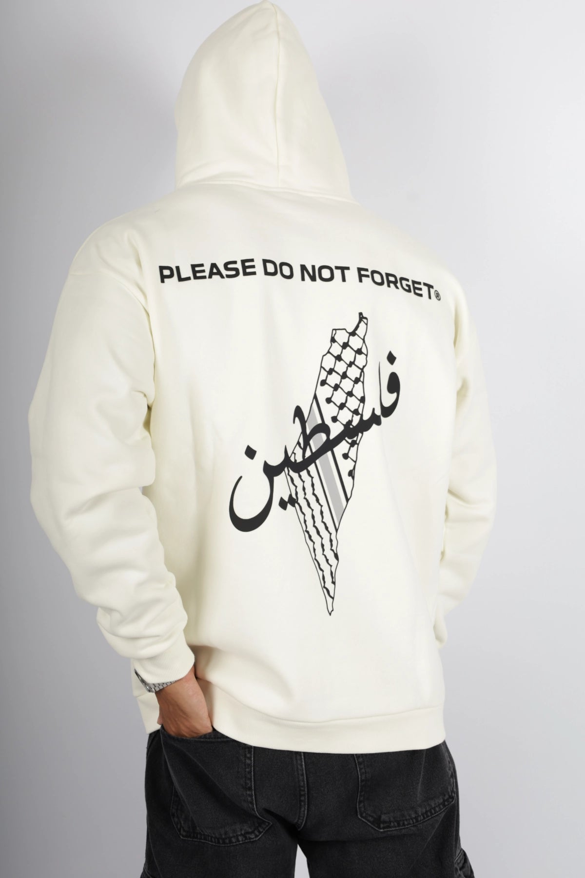 HOODIES OVERSIZE PALESTINE KEFFIEH