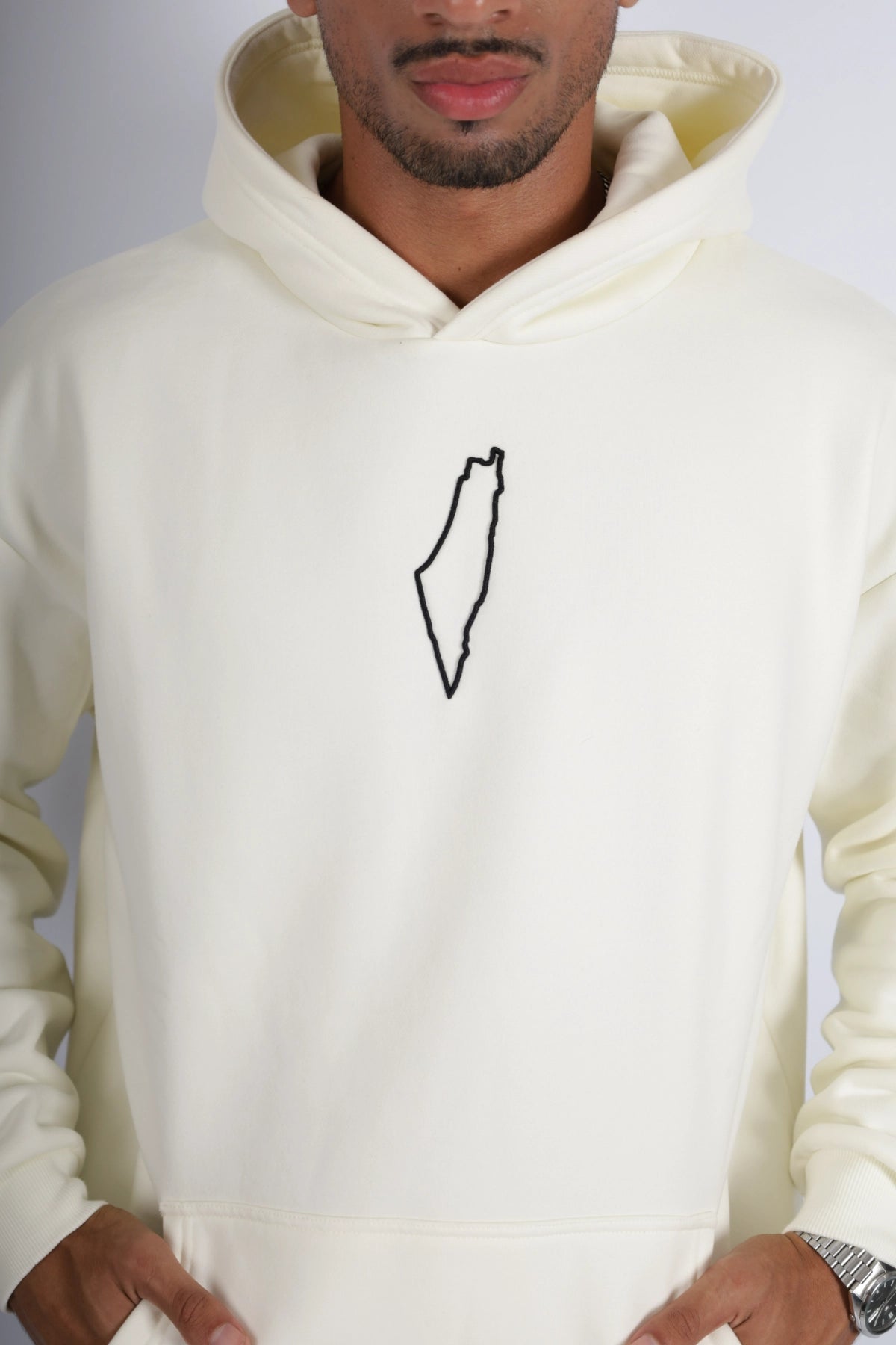 HOODIES OVERSIZE PALESTINE KEFFIEH